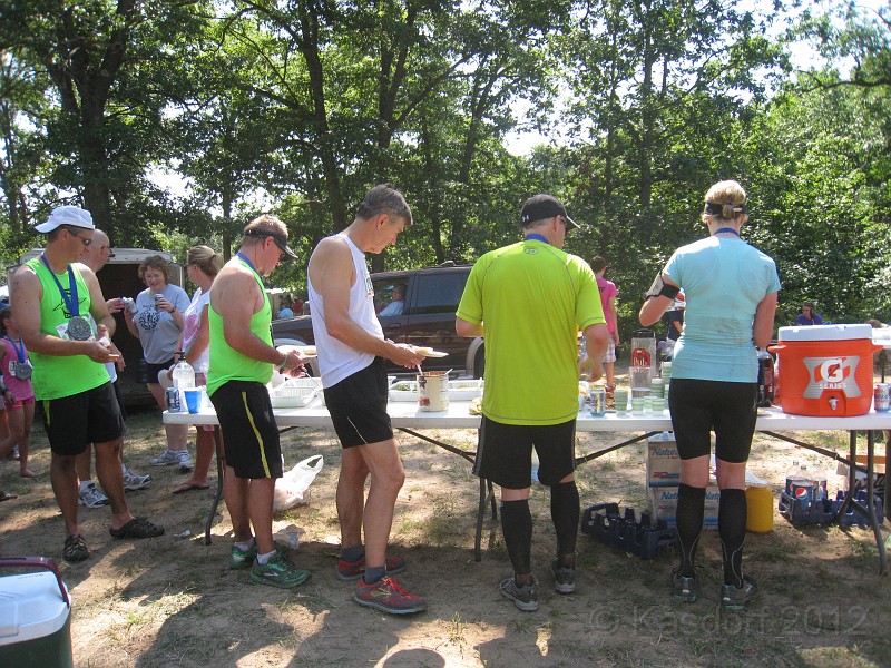 2012 North Country Run HM 0188.JPG - The 2012 North Country Run, a half marathon race through the beautiful Manistee National Forest in Michigan. August 25, 2012 a nice warm day for a run through the hills!